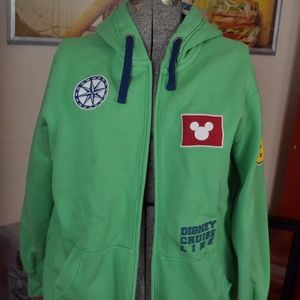 Disney Cruise Line zip front hoodie